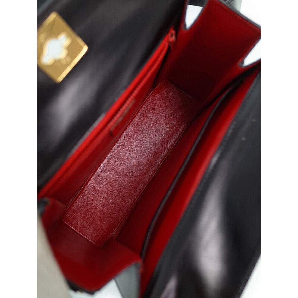 Celine Leather Shoulder Bag Semi - Picture 3 of 9